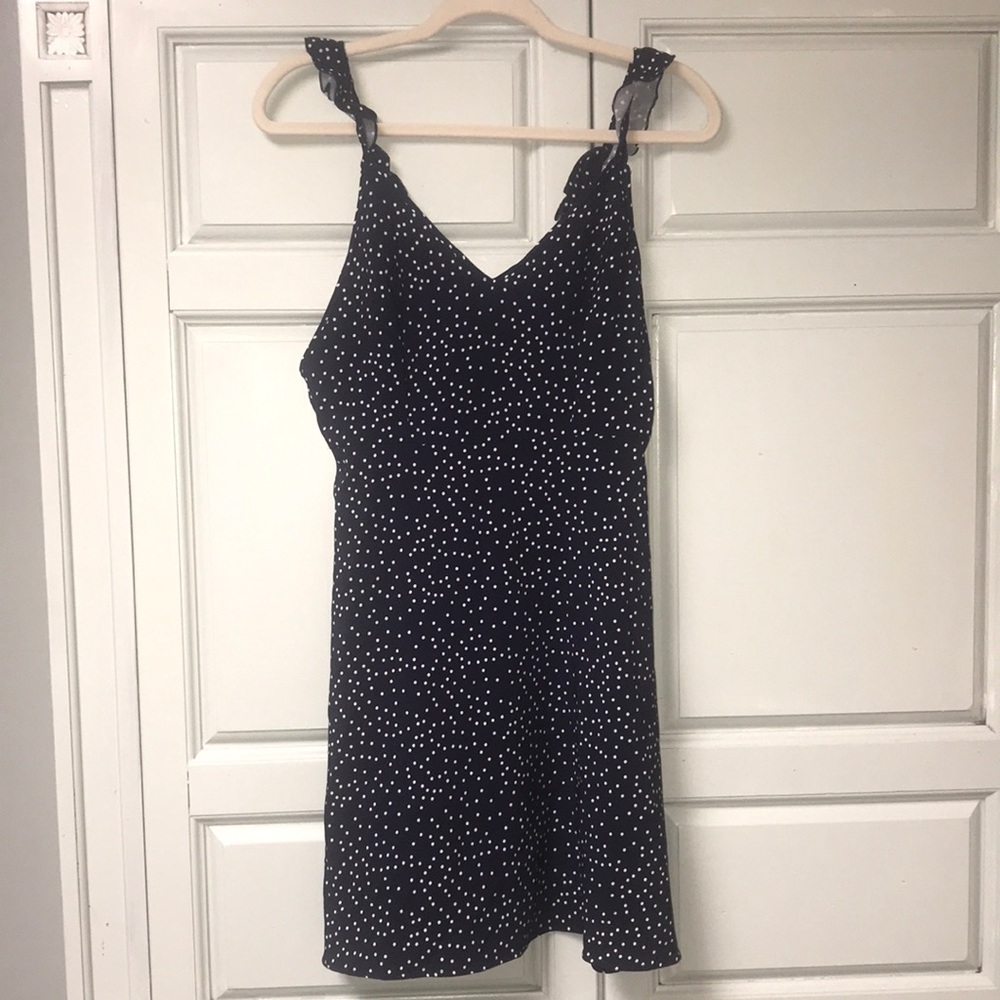 Dark blue/white dress